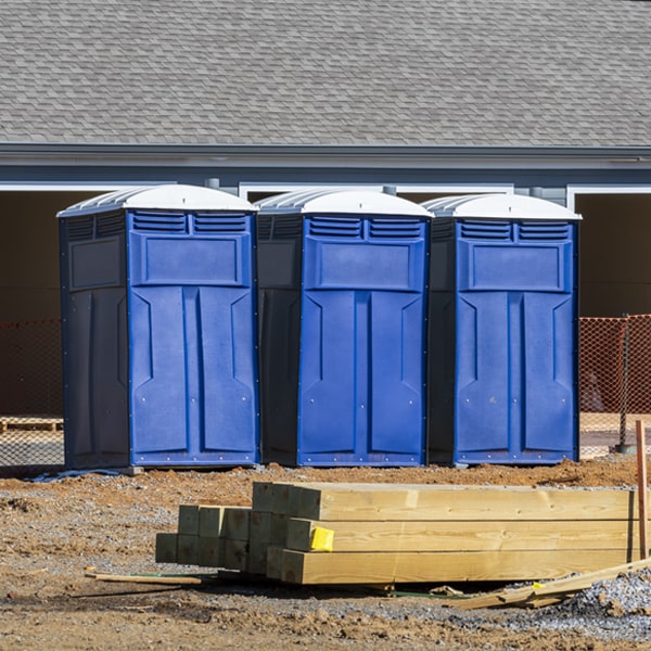 how can i report damages or issues with the portable toilets during my rental period in Greene Pennsylvania